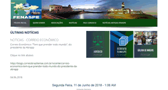 Desktop Screenshot of fenaspe.org.br